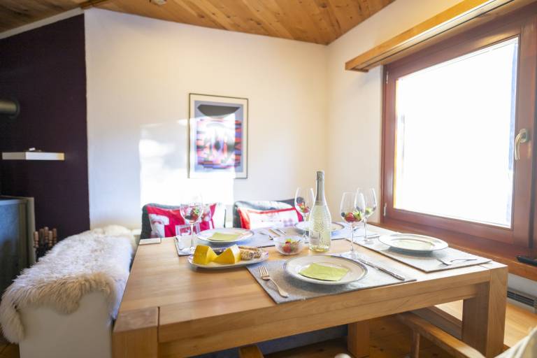 Chasa Patgific Wohnung: Gemütliches 3-Zimmer-Ferienhaus mit Komfort in Ramosch — photo 5