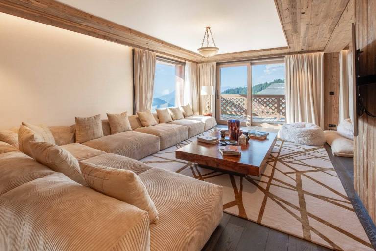 Apartment with sauna, jacuzzi & heated pool | Mountain view | Good for workation in Courchevel