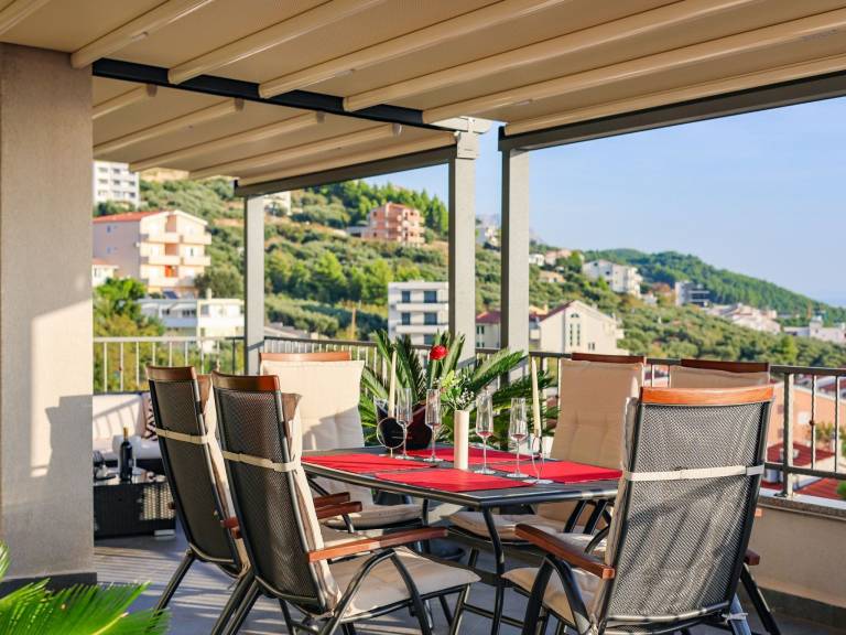 Penthousewohnung mit Whirlpool und Meerblick — photo 4