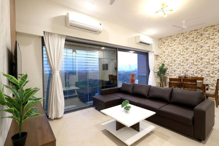 90 m&sup2; Apartment mit Hotelservice