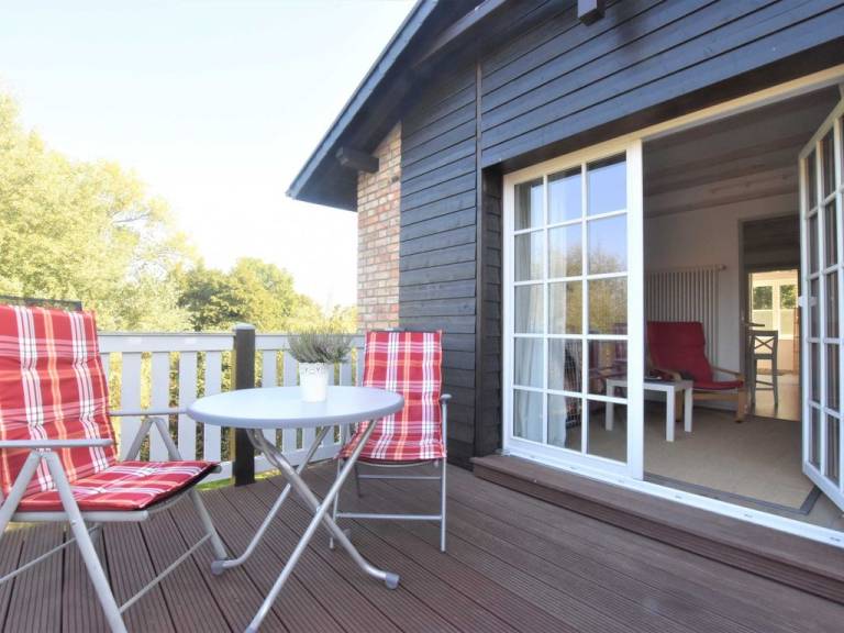 Nr 3 Ferienwohnung mit Meerblick Balkon und Kamin