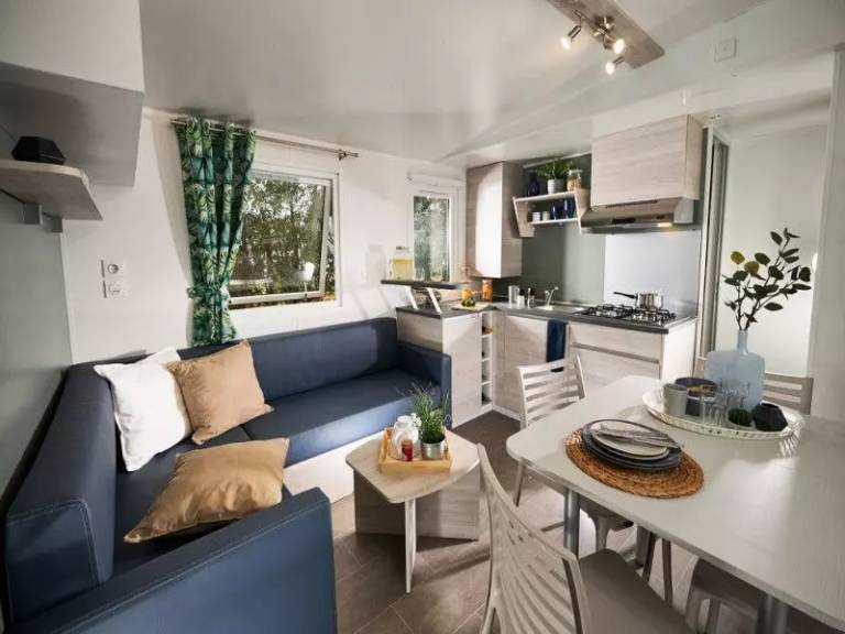 Mobile home with patio, garden & barbeque — photo 3