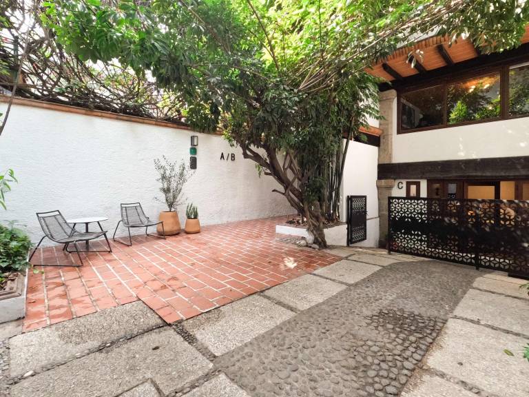 Live Coyoac n and its history in this cozy loft