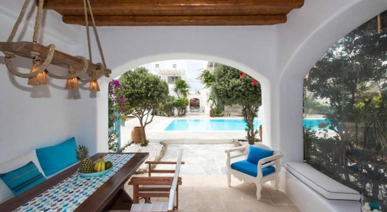 Mykonian Style w Shared Pool Houses & Nighttime Security Guard — photo 3