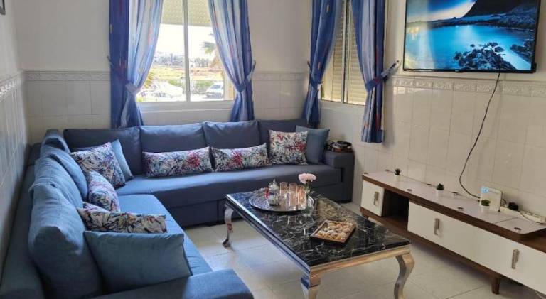 Stylish Coastal Stay with Panoramic Sea Views in Tangier