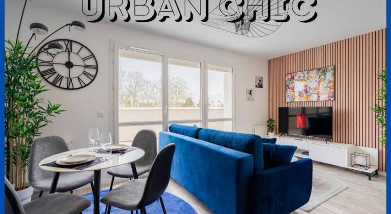 L Urban Chic - Wifi - Terrasse - Parking - 4p - RER - Paris - A6 - Orly in Lisses