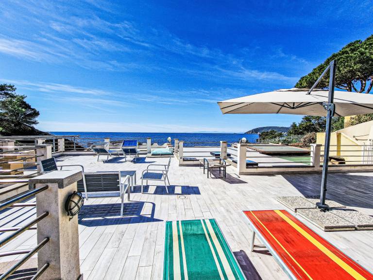 Ferienhaus mit Terrasse | Meerblick