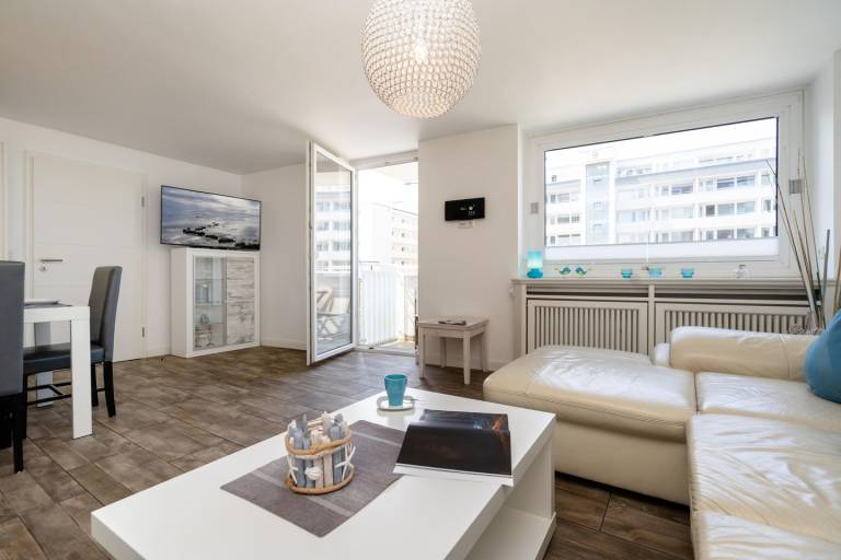 Modernes App., strandnah mit Balkon, PKW-Stellplatz, WLAN. Haustiere erlaubt. — photo 5