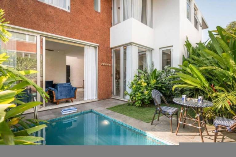 Luna by Hireavilla 2BR w Private pool in Anjuna