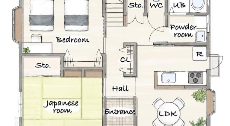 66 m² Ferienwohnung