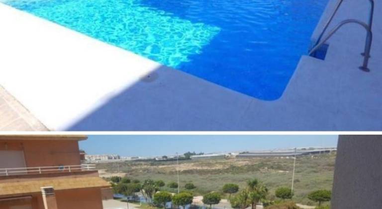 Rental apartment with terrace & pool | Pet-friendly in Roquetas de Mar