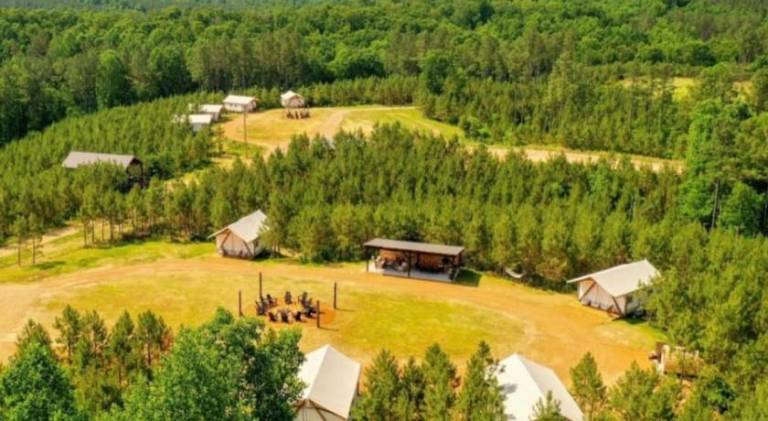 Entire Glamping Campground, 8 Luxury Safari Tents in Cadiz, KY