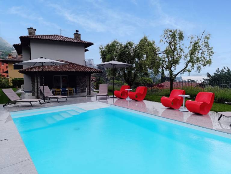Villa with patio, barbeque & yard | Pool view — photo 2