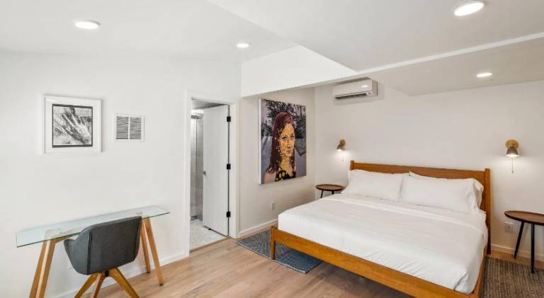 Boutique Room steps from Downtown Mall Rose Jean Room 2