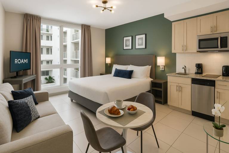 Roami at Habitat Brickell Pool Gym Studio