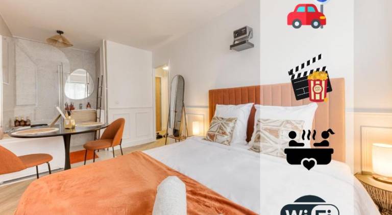 Sienna Velvet Room - Balneo & Cinema - Ligne 9 in Bagnolet