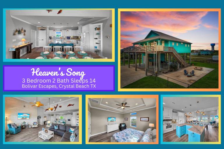 Fully equipped vacation home with barbeque & yard | Pets allowed in Bolivar, TX