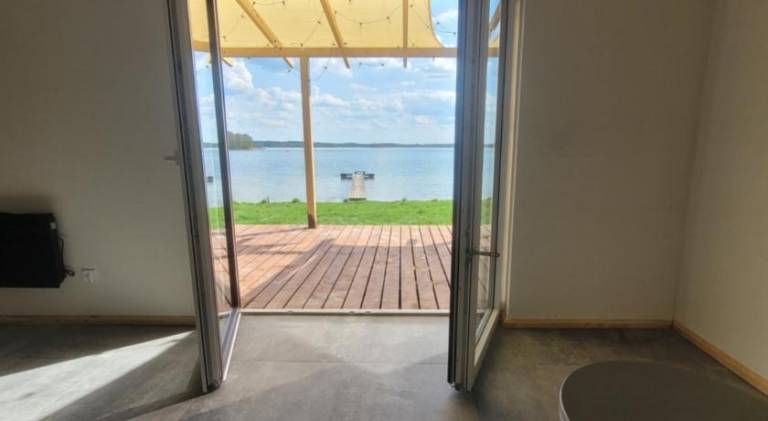 Rental apartment with yard, barbeque & terrace in Gizycko