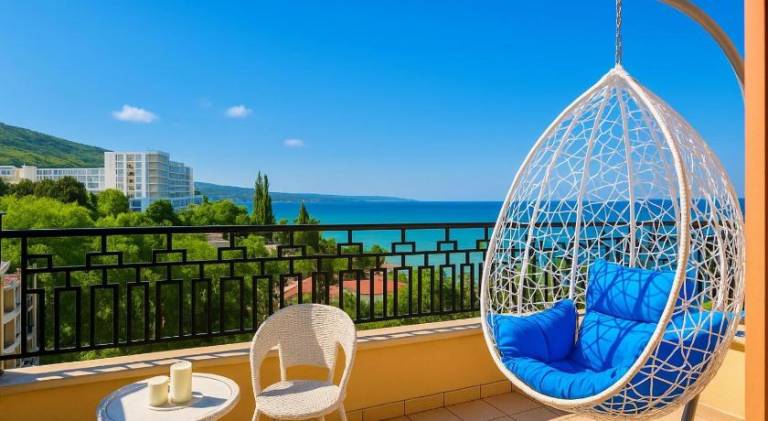Holiday apartment with pool | Next to the beach | Pets allowed in Varna
