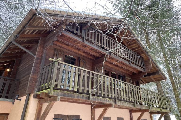 Chalet with barbecue, patio & garden — photo 5