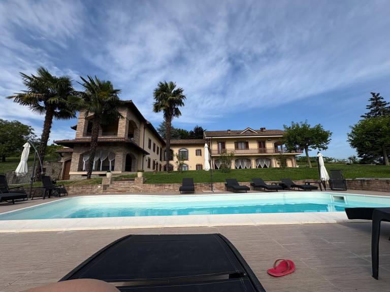 Vineyard oasis in Piedmont near Alba