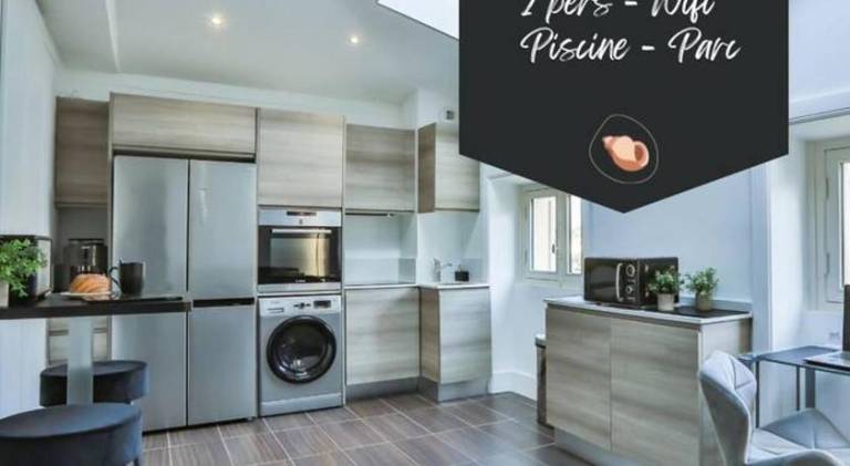 Fully equipped wonderful rental apartment with garden & private pool | Good for workation | Dogs allowed in Cavalaire-sur-Mer