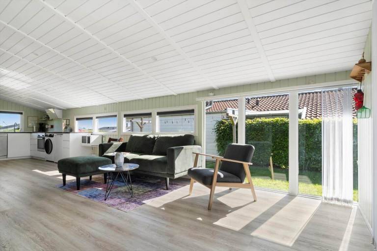 Ferienhaus mit Hund in Bjert, Binderup Strand für max. 6 Personen