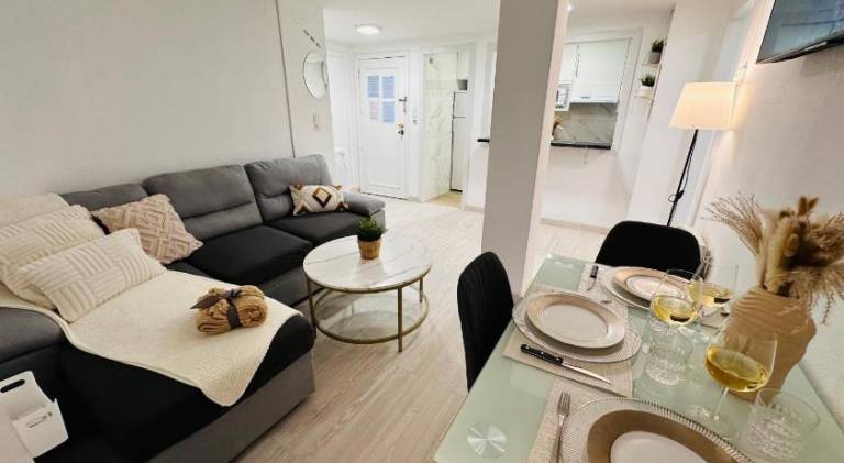 Fully equipped charming rental apartment with patio | Close to Cathedral-Basilica of Our Lady of the Pillar | Pets are welcome in Zaragoza