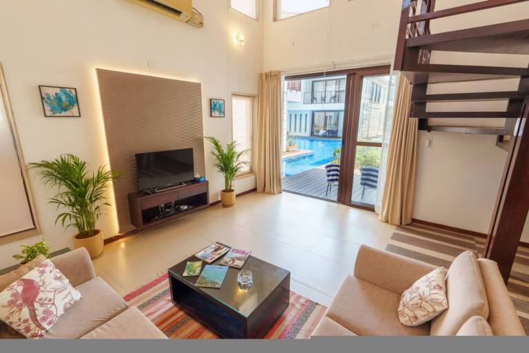 PuraVida Aquasol 3BHK Villa 5 Min Vagator Assagao