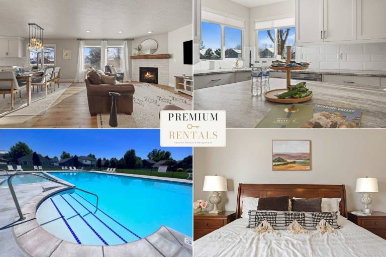 Family-friendly house with pool & yard | Good for workation | Pets are welcome in Meridian, ID