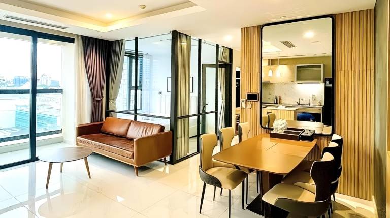 The Rixx Modern Apartment/D1/Vincom/pool/Netflix in Ho Chi Minh City