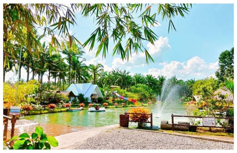 Family-friendly pleasant farm with garden & patio | Dogs allowed in Chumphon