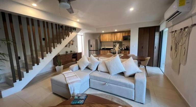Rental apartment with garden, pool & patio in Tulum