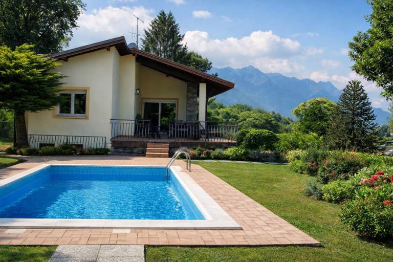 Ferienhaus mit Hund inBrezzo di Bedero, Lago Maggiore  f&uuml;r max. 4 Personen