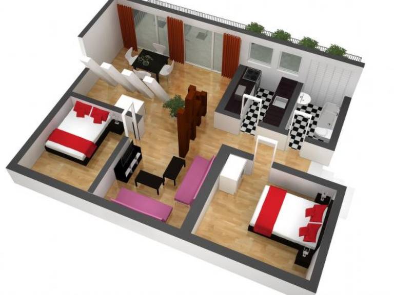 Apartment with 1 room for 7 persons — photo 4