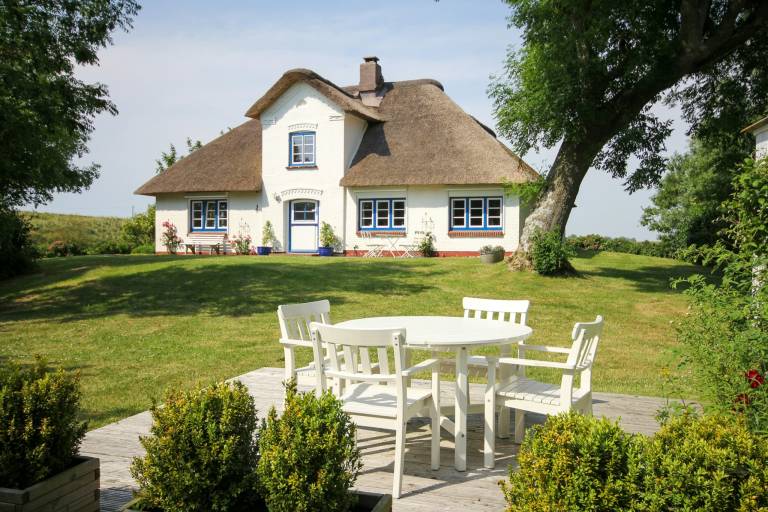 Idyllisches Reetdachhaus nahe St Peter Ording