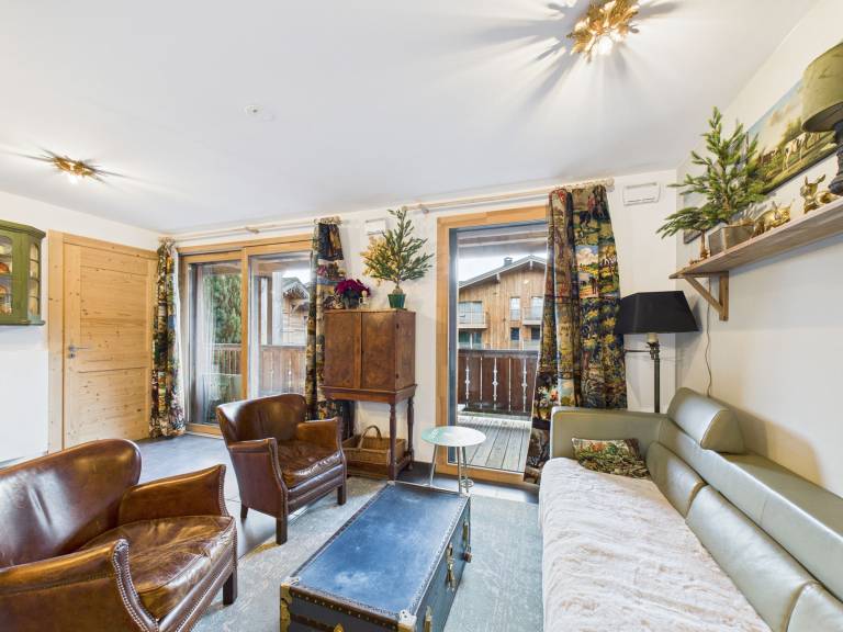 Central Apartment for 5 with Balcony, Wi-Fi, and Garage in Les Gets — photo 3