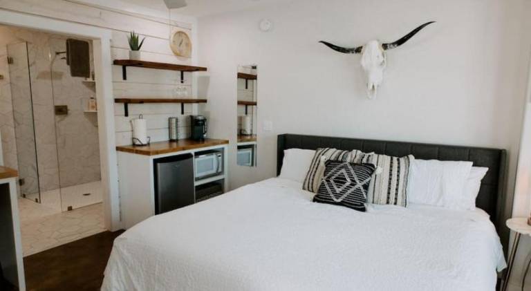 Downtown Studio 3 at Beer Ranch Project Inn in Wimberley, TX