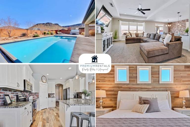 House with jacuzzi, pool & yard in Hurricane, UT