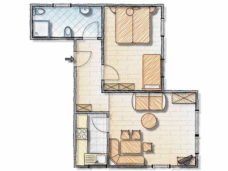 Ferienwohnung in Niederolang, Olang f&uuml;r max. 5 Personen