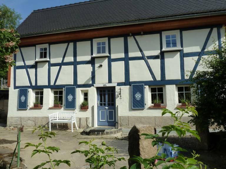 Ferienhaus in Olbersdorf mit Garten, Terrasse & Grill