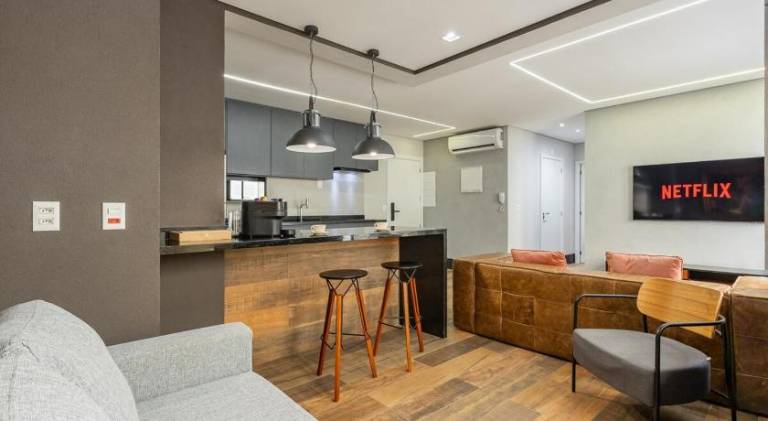 Rental apartment with 2 rooms for 5 persons in Paulista