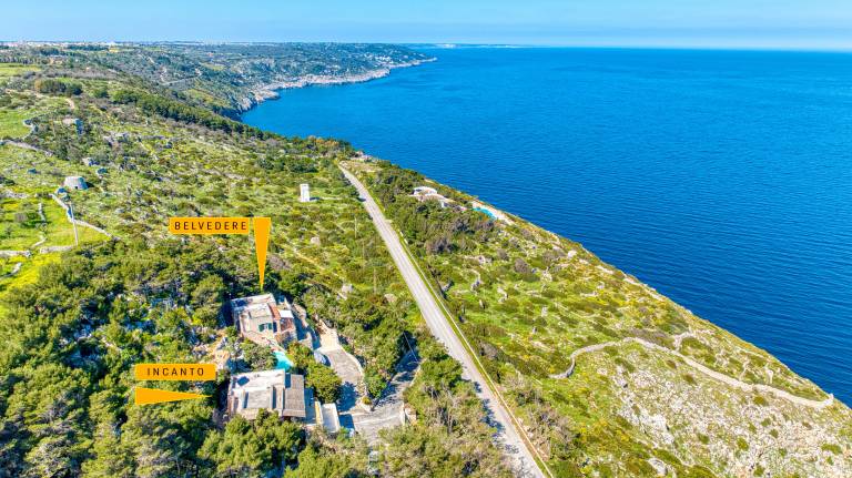 Tenuta Belvedere Luxury Accommodation & SPA with Sea View, Wi-Fi and Air Conditioning in Gagliano del Capo