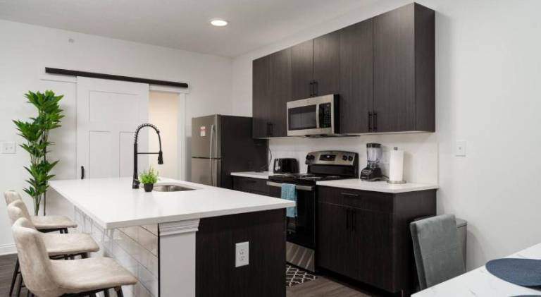 Sunrise Glow Spacious 2BR 2BA 2 King Beds Gym WFH — photo 4
