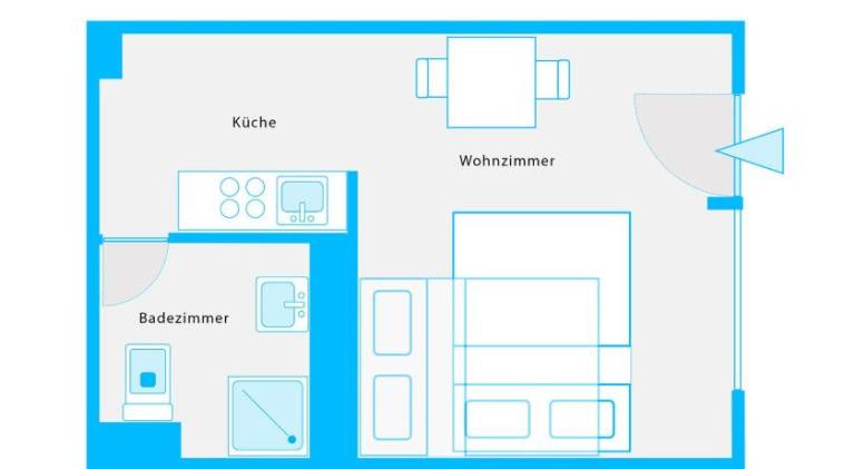 Holiday apartment with 1 room for 4 persons — photo 5
