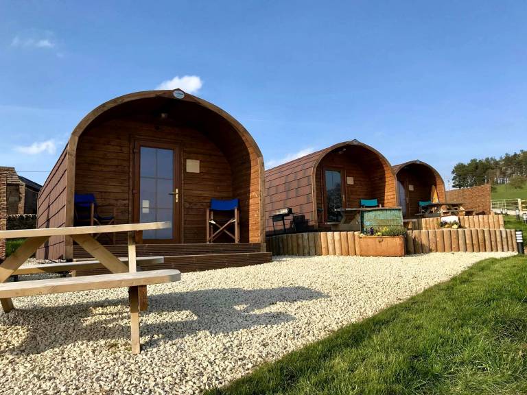 Gorgeous Glamping Pods on a Working Farm near Cheshire, England in Stafford