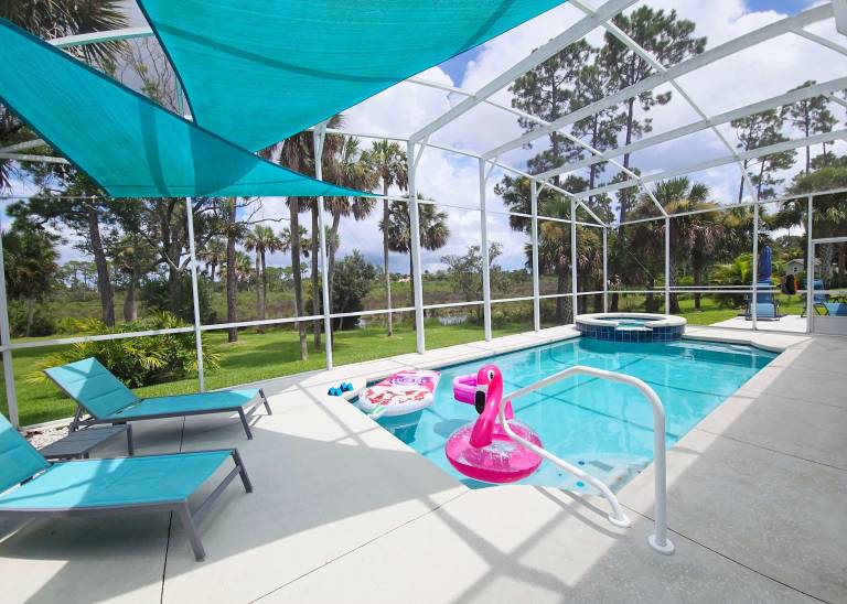 5BR Retreat Pool Opt Heated Spa Bikes Views in Palm Coast, FL