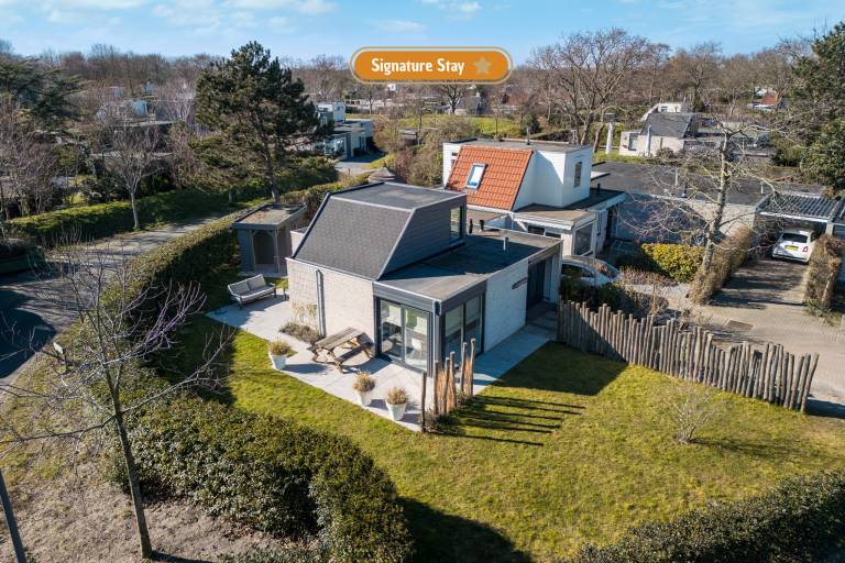Voll ausgestattetes schönes Ferienhaus mit Garten, Grill und Sauna | Haustiere erlaubt