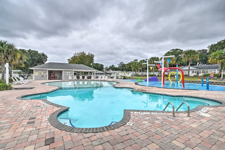 Walk to Shore! Surfside Beach Gem w/ Game Courts in Garden City, SC