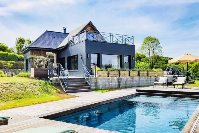 Ferienhaus in Vieux-Bourg, Saint-André-d'Hébertot f&uuml;r max. 10 Personen